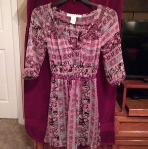 Summer dress. Short 3/4 Sleeve